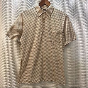 Jantzen Slim Jacquard Graphic Print Polo Shirt